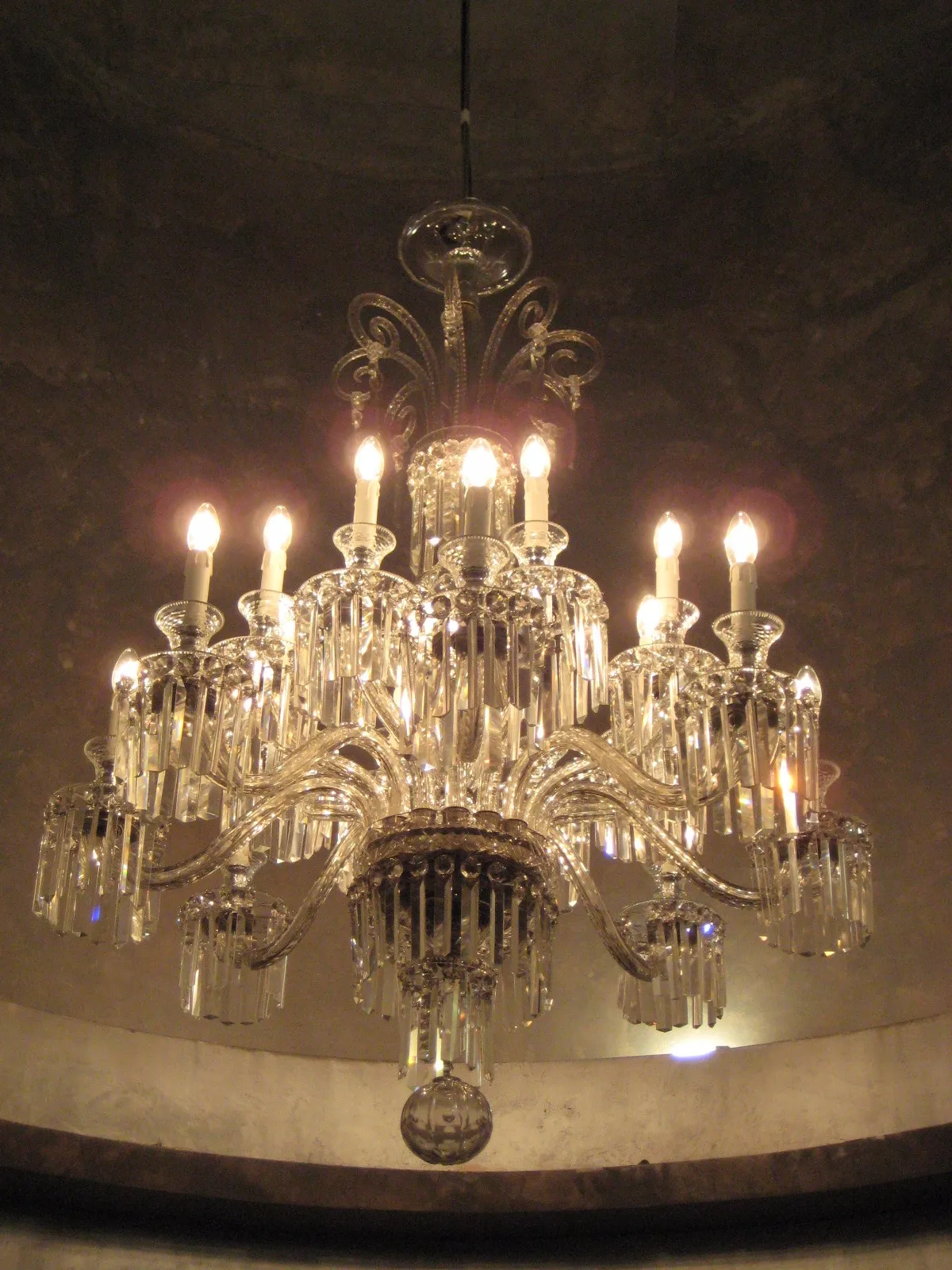 Lámpara de cristal