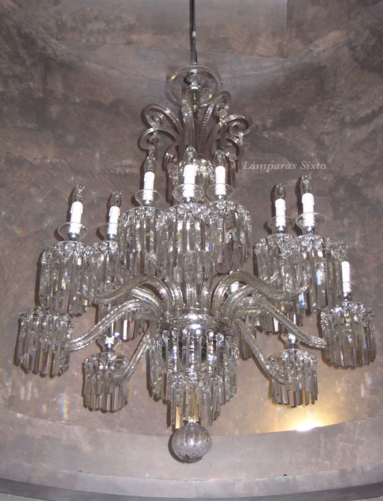 Lámpara de cristal