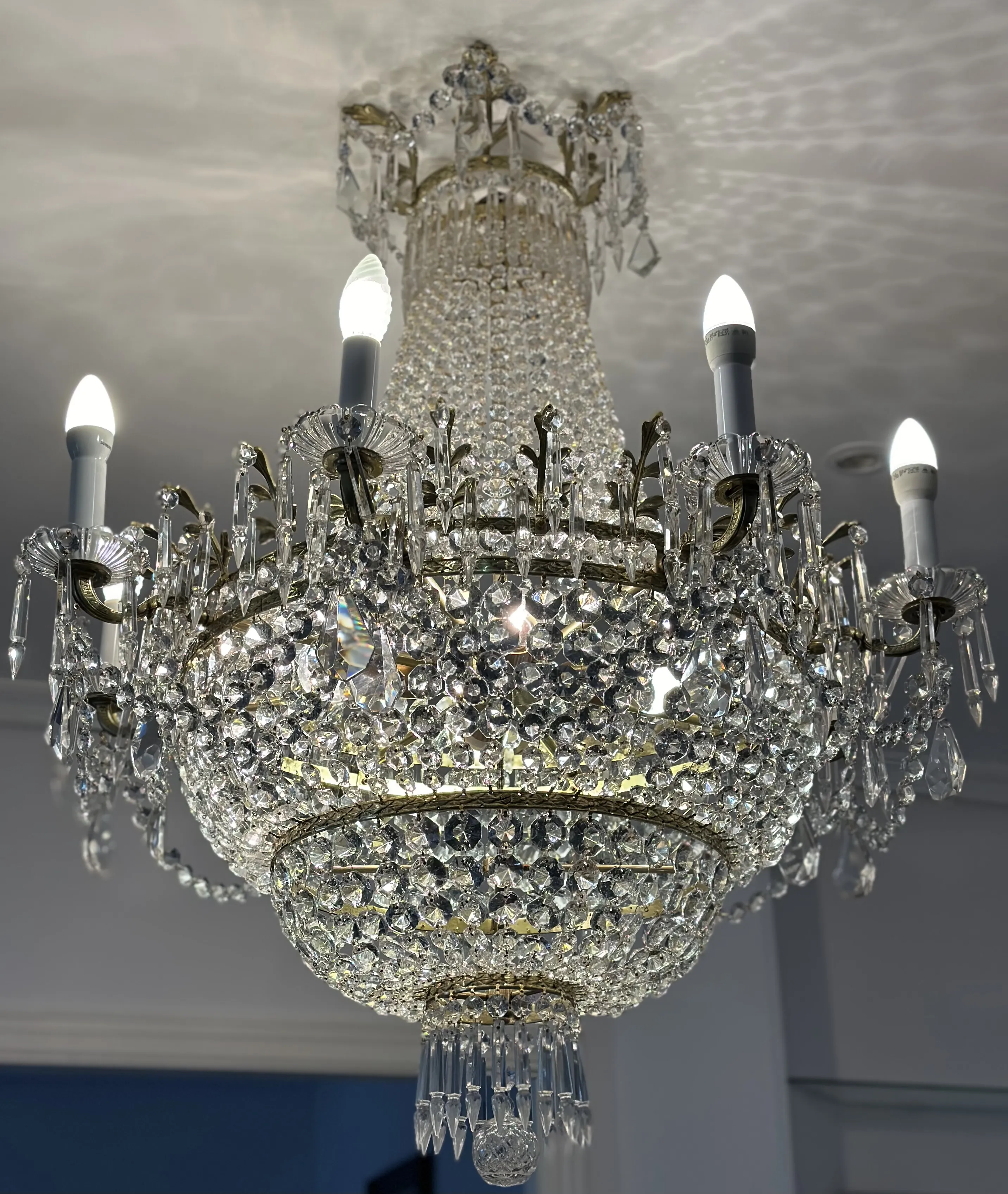 Lámpara de cristal
