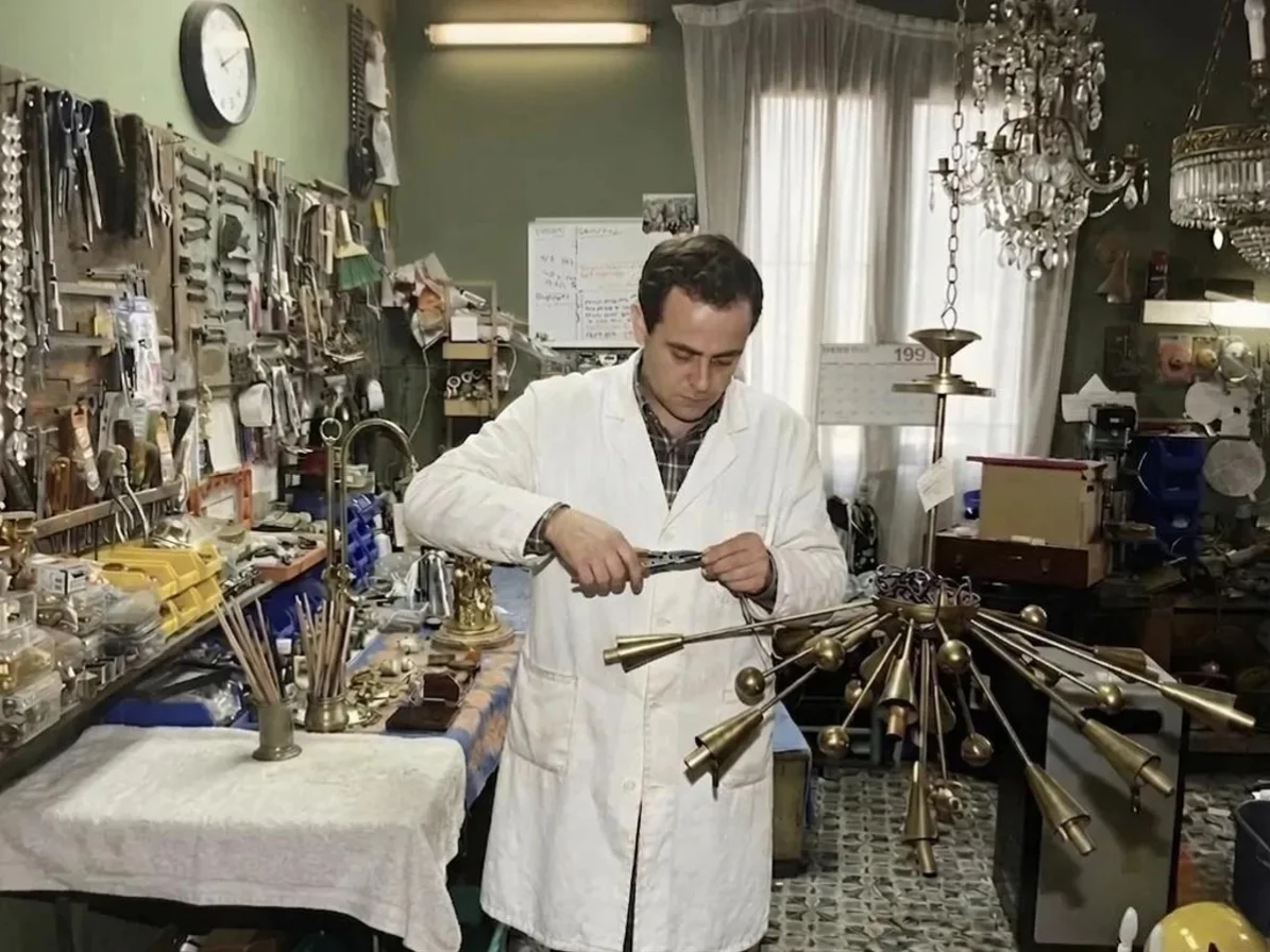 José Luis Sixto en el taller — 2ª generación